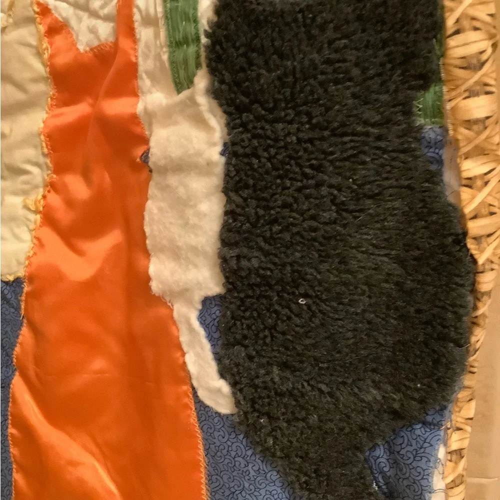 Unique handmade cat, kitties, wall hanging. Hand sewn. Perfect for the cat lover
